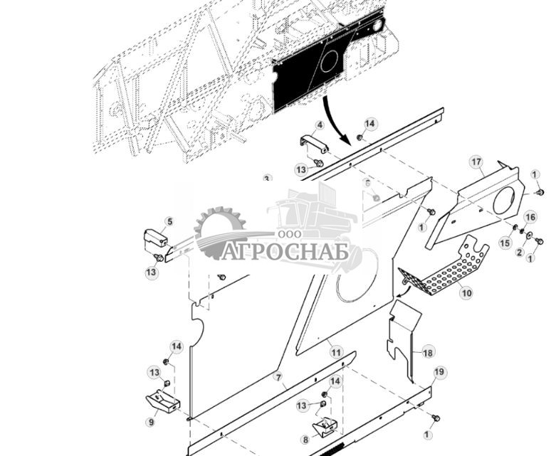 Нижняя декоративная крышка, правая, HillMaster™ - ST915571 44.jpg